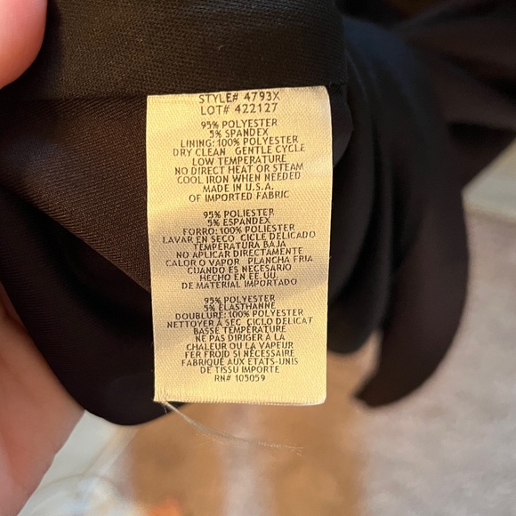 Xscape Black Ruched Off-Shoulder Gown - Picture 3 of 3